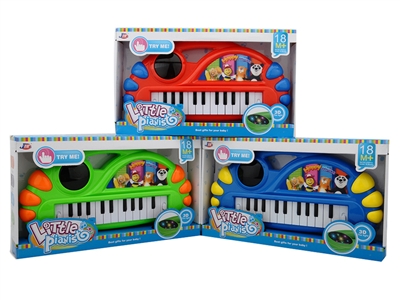 ELECTRONIC ORGAN W/3D LIGHT,BLUE/RED/GREEN - HP1071761