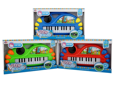 ELECTRONIC ORGAN W/3D LIGHT,BLUE/RED/GREEN - HP1071762