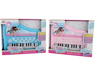ELECTRONIC ORGAN W/3D LIGHT,PINK/BLUE - HP1071784