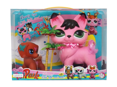VINYL FOX SET W/LIGHT & MUSIC - HP1071829