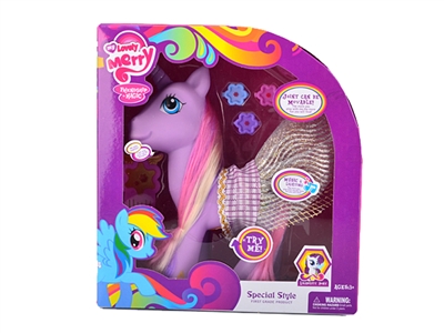 VINYL HORSE W/LIGHT & MUSIC INCLUDED BATTERY  - HP1071851