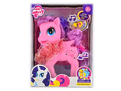 VINYL HORSE W/LIGHT & MUSIC INCLUDED BATTERY  - HP1071854