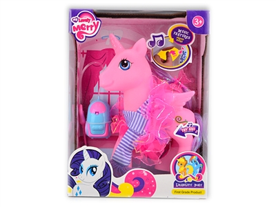 VINYL HORSE W/LIGHT & MUSIC INCLUDED BATTERY  - HP1071855