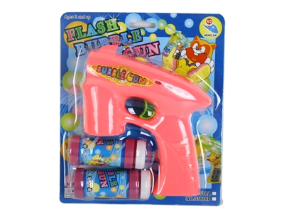 B/O BUBBLE GUN WITH 2 BOTTLE LIQUID - HP1072055