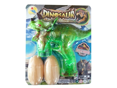 B/O DINOSAUR BUBBLE GUN WITH 5 LED，MUSIC，2 BOTTLE LIQUID - HP1072069