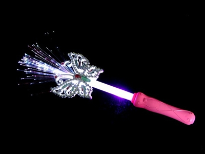 FLASHING OPTICAL BUTTERFLY WAND W/MUSIC - HP1072128