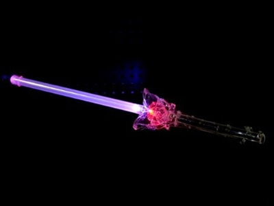 LASER BUTTERFLY WAND，3 COLOUR ASST - HP1072130