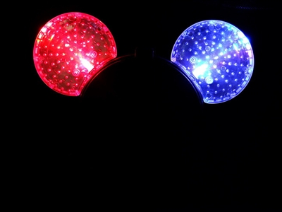FLASHING HEAD BAND，RED/BLUE DOUBLE FLASH - HP1072172