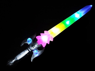 FLASHING SWORD W/MUSIC，SILVER HANDLE - HP1072237