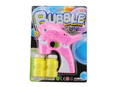 B/O DOLPHIN BUBBLE GUN，1 LED，MUSIC，2 BOTTLE LIQUID - HP1072286