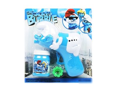 FRICTION BUBBLE GUN W/LIGHT - HP1072525