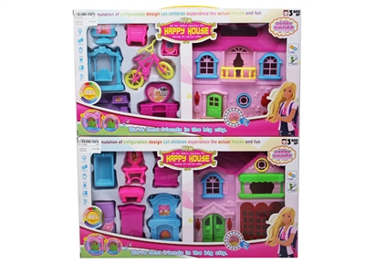 VILLA W/LIGHT & MUSIC INCLUDED BUTTONCELL 2ASST - HP1072965