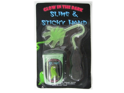 GLO IN DARK SLIME AND HAND - HP1073134