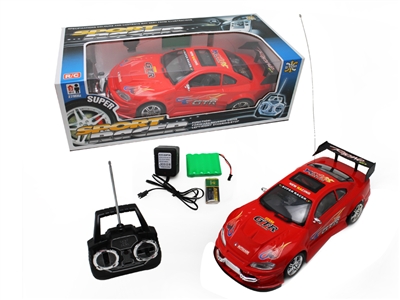 1：10 4CH RC CAR WITH LIGHT RED/BLUE/SILVER - HP1073696