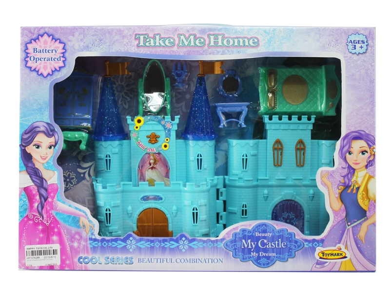 CASTLE W/LIGHG & MUSIC(3*AG13 INCLUDED) - HP1074288