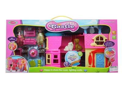 CASTLE SET W/LIGHT & MUSIC 2ASST - HP1074454