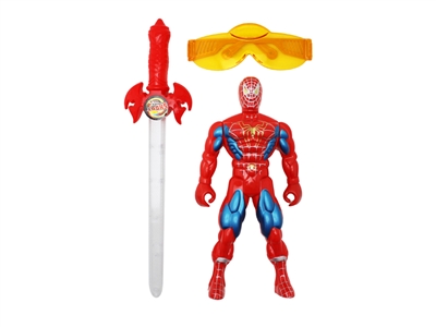 SPIDER MAN W/SWORD & GLASSES & LIGHT INCLUDED BATTERY - HP1075205