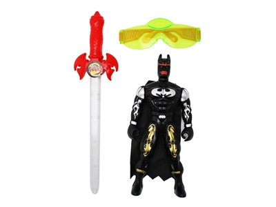 BATMAN W/SWORD & GLASSES & LIGHT INCLUDED BATTERY - HP1075206