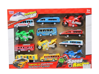 实色回力车 12PCS - HP1075437