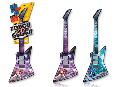 TOUCH GUITAR W/LIGHT & MUSIC 2ASST - HP1075665