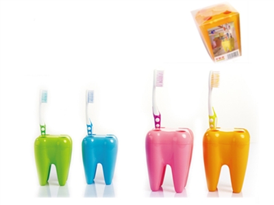 TOOTHBRUSH HOLDER RED/BLUE/ORANGE/GREEN - HP1075774