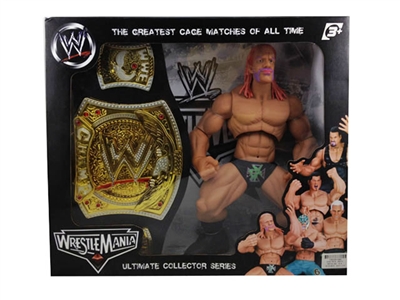 WRESTLER SET W/GOLD BELT - HP1075843
