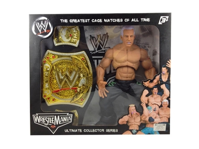 WRESTLER SET W/GOLD BELT - HP1075845