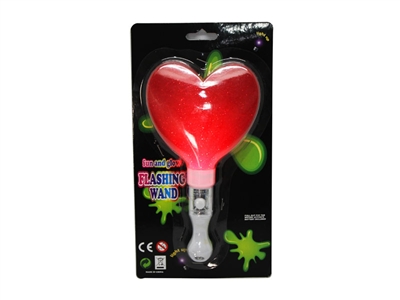 PEACH HEARTS STICK W/LIGHT - HP1076082