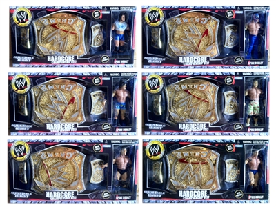 WRESTLER SET W/GOLD BELT - HP1076109