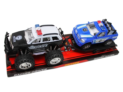 FRICTION TOW TRUCK W/ POLICE CAR - HP1076474