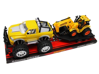 FRICTION TRUCK W/CONSTRUCTION CAR - HP1076475