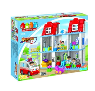 BUILDING BLOCKS W/LIGHT & MUSIC 130PCS - HP1076993