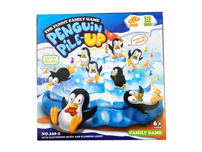 PENGUIN PILE-UP GAME W/LIGHT & MUSIC - HP1077063