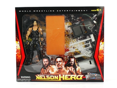 WRESTLER W/LIGHT & SOUND,INCLUDE BUTTON CELL,6ASST - HP1077065