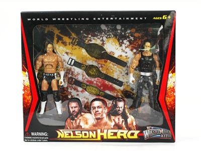 WRESTLER W/LIGHT & SOUND,INCLUDE BUTTON CELL,3ASST - HP1077066