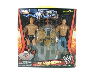 WRESTLER W/LIGHT & SOUND,INCLUDE BUTTON CELL - HP1077069