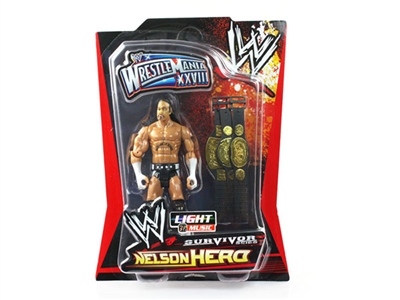 WRESTLER W/LIGHT & SOUND,INCLUDE BUTTON CELL - HP1077085