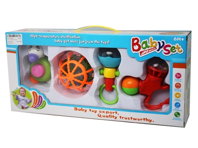 BABY RATTLE SET W/SOFT RUBBER BALL - HP1077292