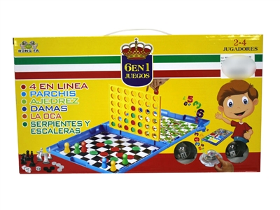 6 IN 1 CHESS GAME SET - HP1077367