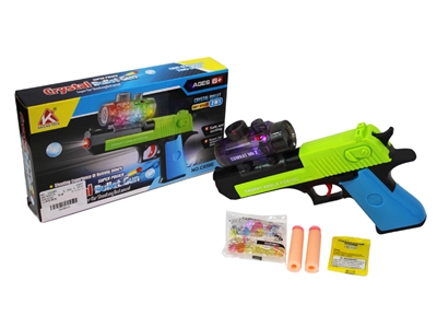 2 IN 1 SHOOTING GUN W/WATER BULLET & SOFT BULLET - HP1077371