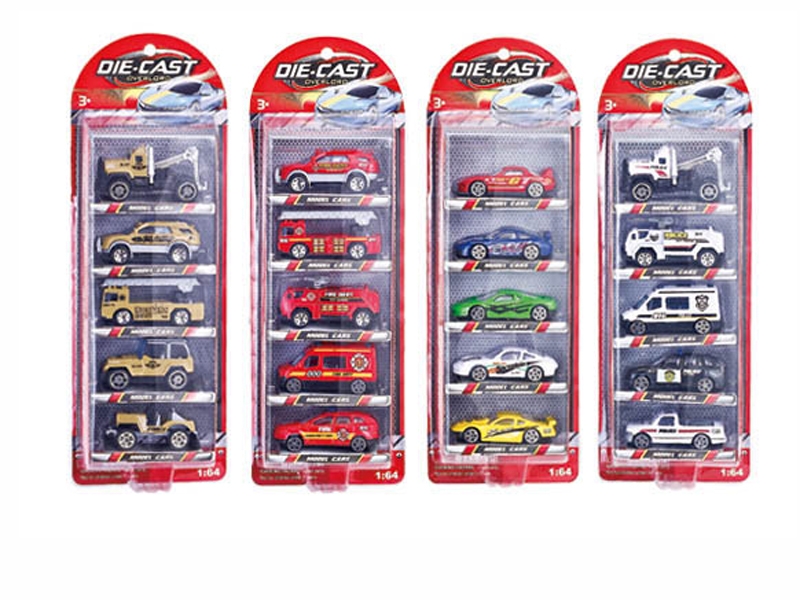 FREE WAY CAR (DIE CAST) 4ASST 5PCS - HP1077428