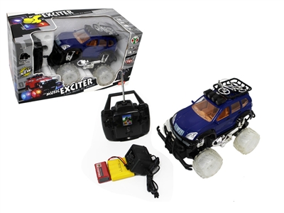 1:16 5FUNCTION R/C CAR W/LIGHT & MUSCI INCLUDED BATTERY - HP1077515