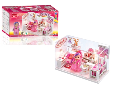 3D WOODEN BUILDING BLOCKS W/LIGHT - HP1077614