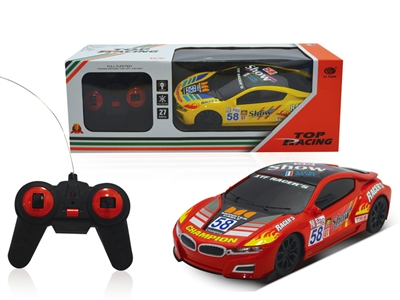 1：16四通遥控赛车红/黄	两色混装,不包电 - HP1077673