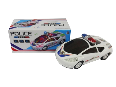电动万向警车带灯光音乐 - HP1078105