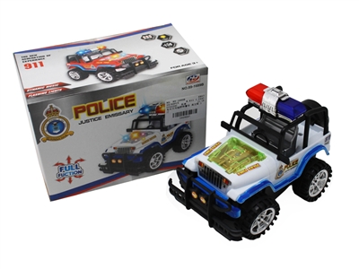 电动万向越野特警车 英文歌 3灯 - HP1078132