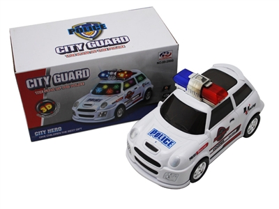 电动万向迷你警车警车声英文歌3D灯光 - HP1078133