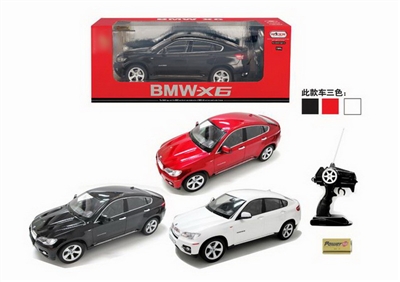 1：12四通遥控车，授权车模-宝马X6,红，白，黑 - HP1078597