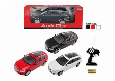 1：12四通遥控车，授权车模-奥迪Q7,红，白，黑 - HP1078600