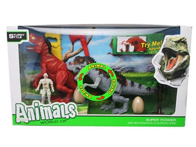 ANIMAL PLAY SET W/IC & LIGHT,INCLUDE BATTERY - HP1078687